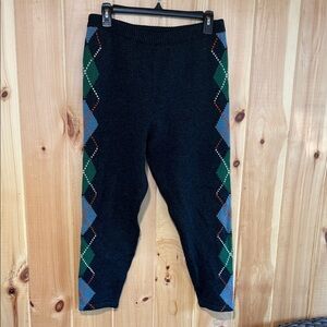 Crolla wool knit leggings made in UK